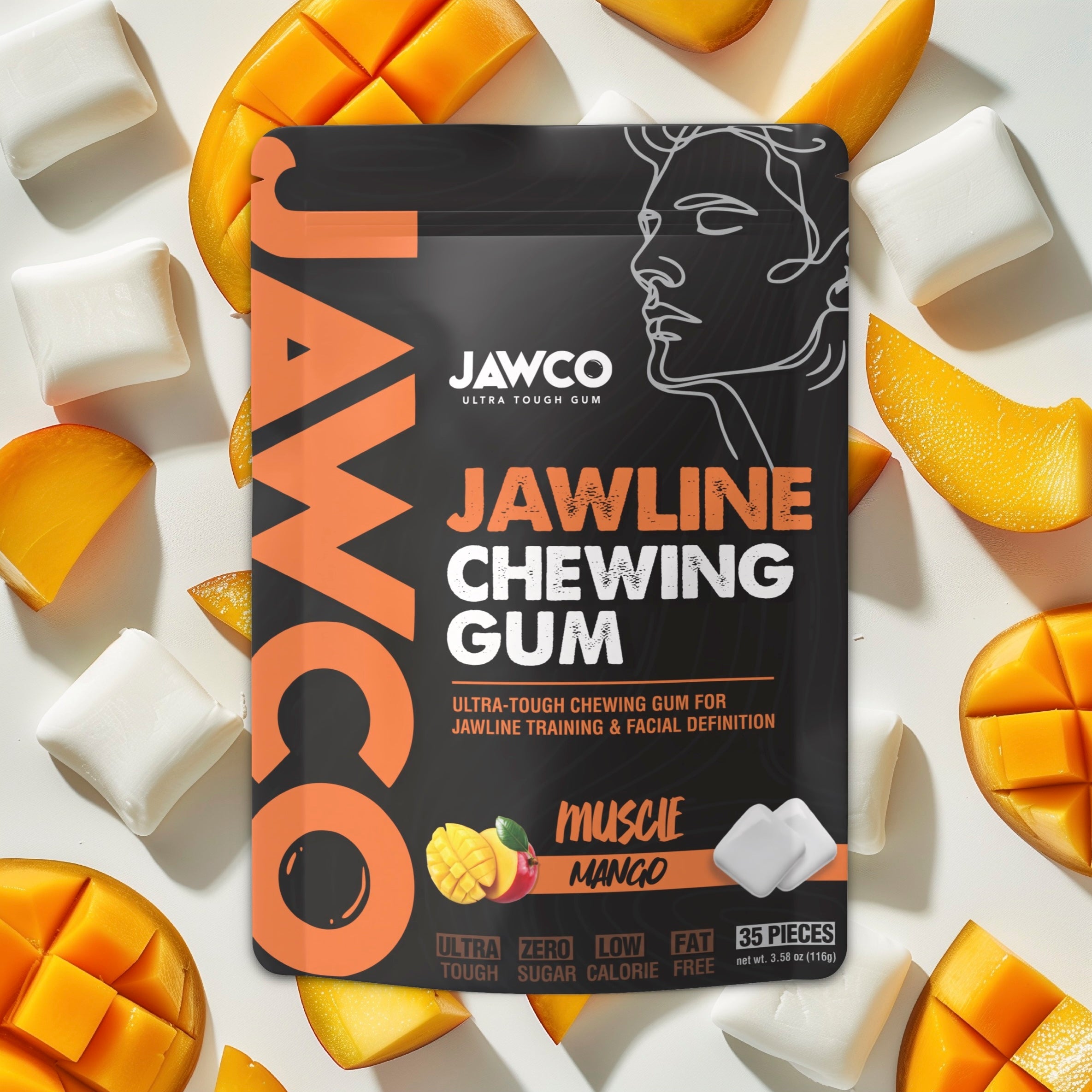 MUSCLE MANGO JAWLINE GUM