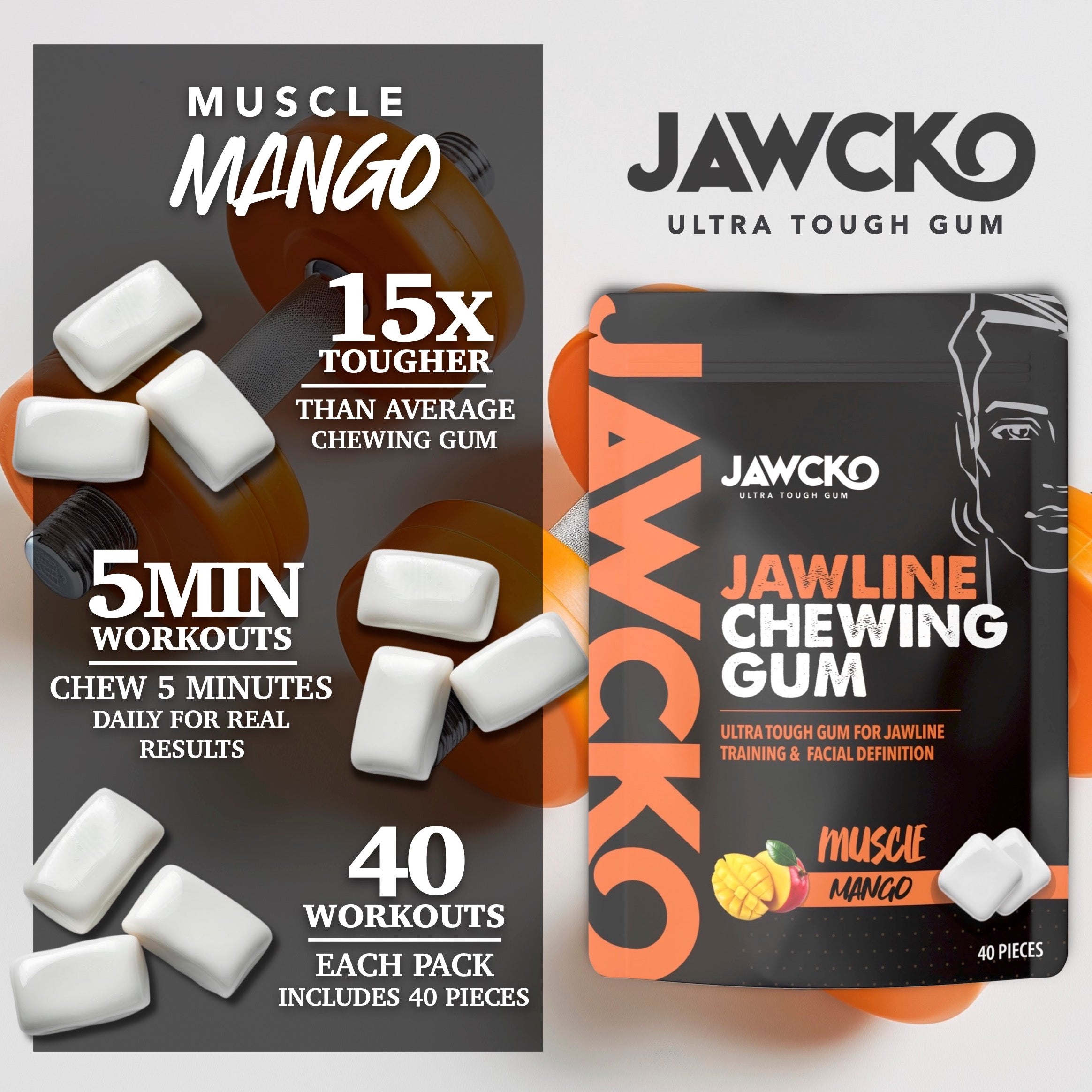 Muscle Mango Jawline Gum