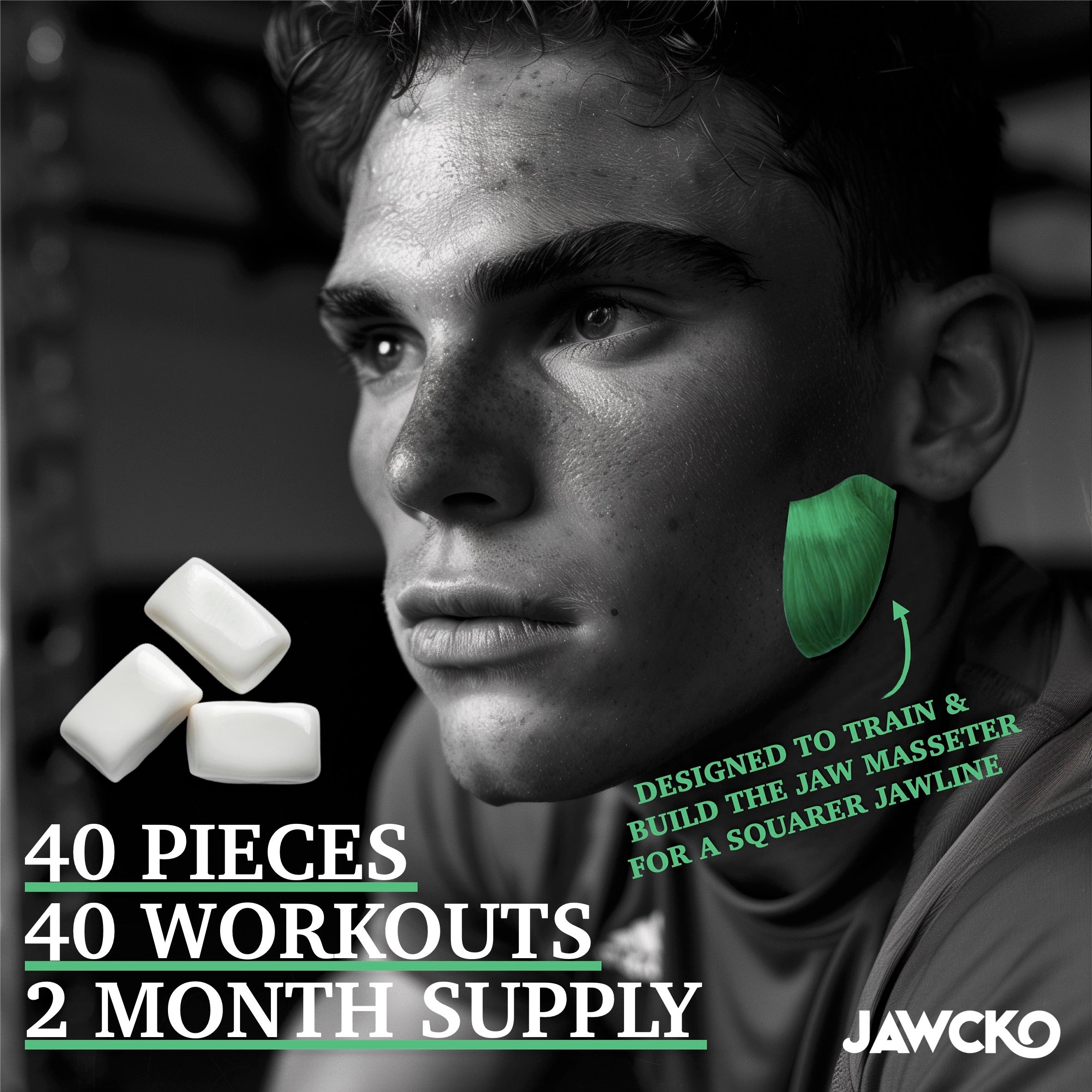 Jacked Watermelon Jawline Gum