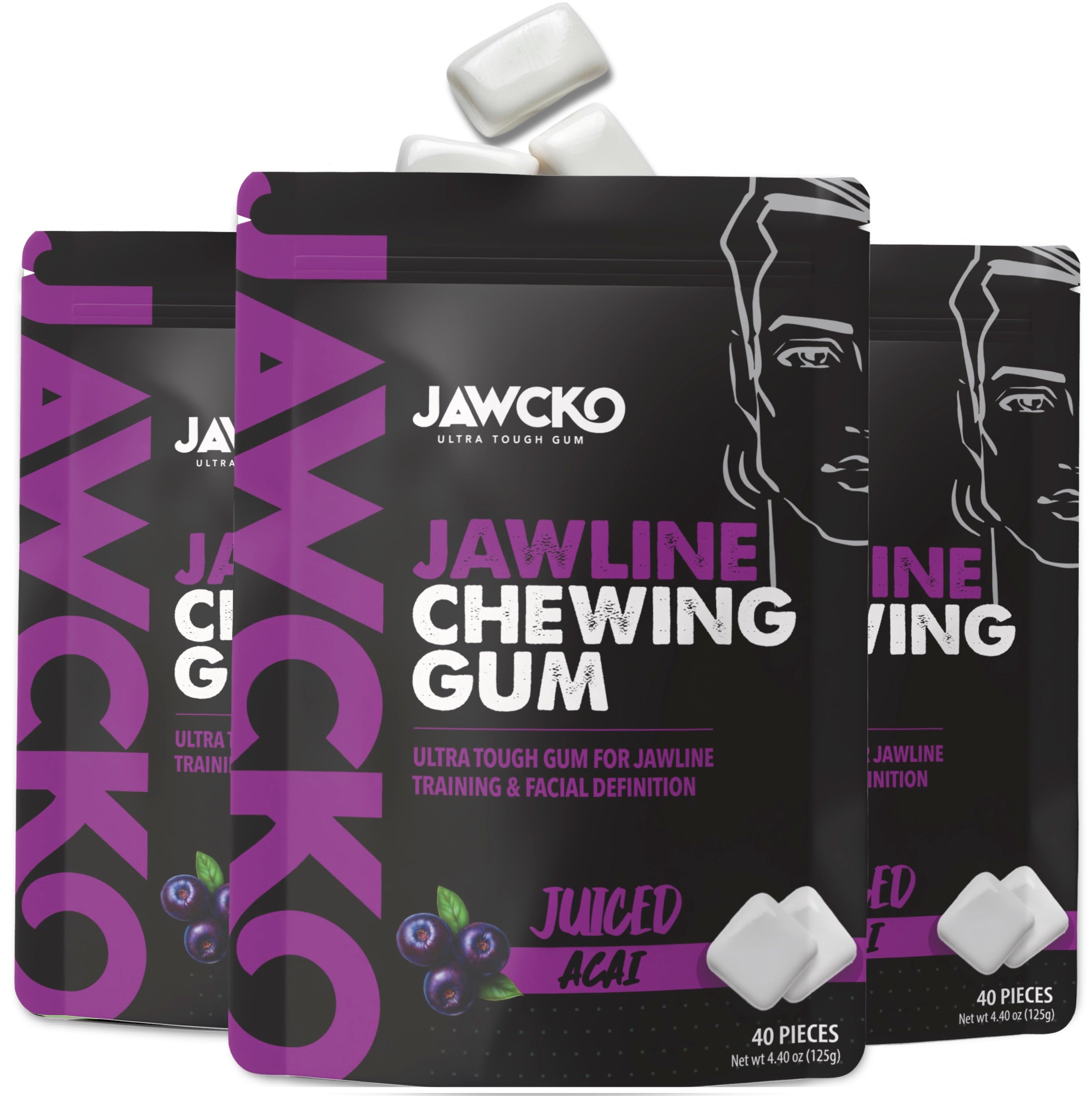 Juiced Acai Jawline Gum