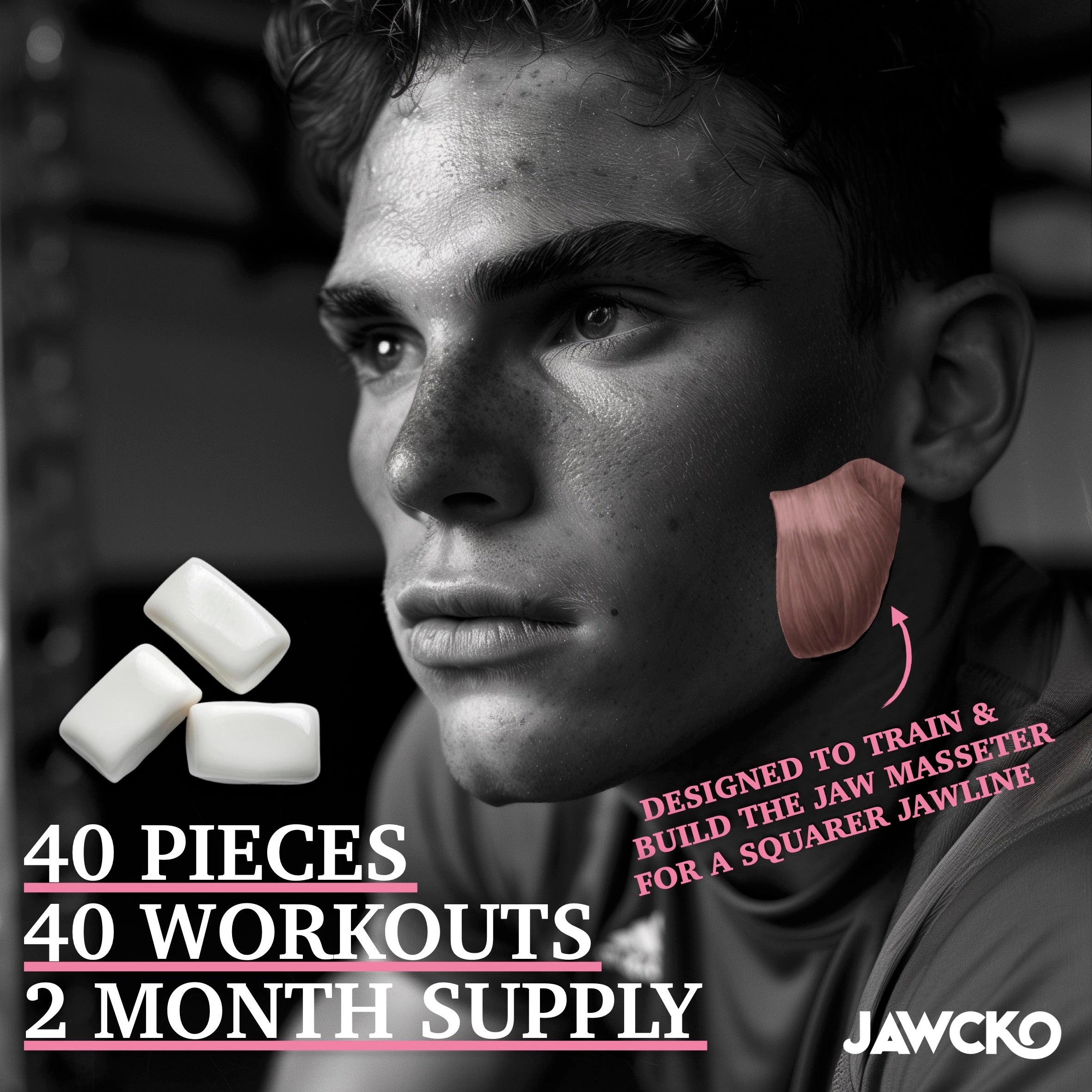 Buff Bubblegum Jawline Gum