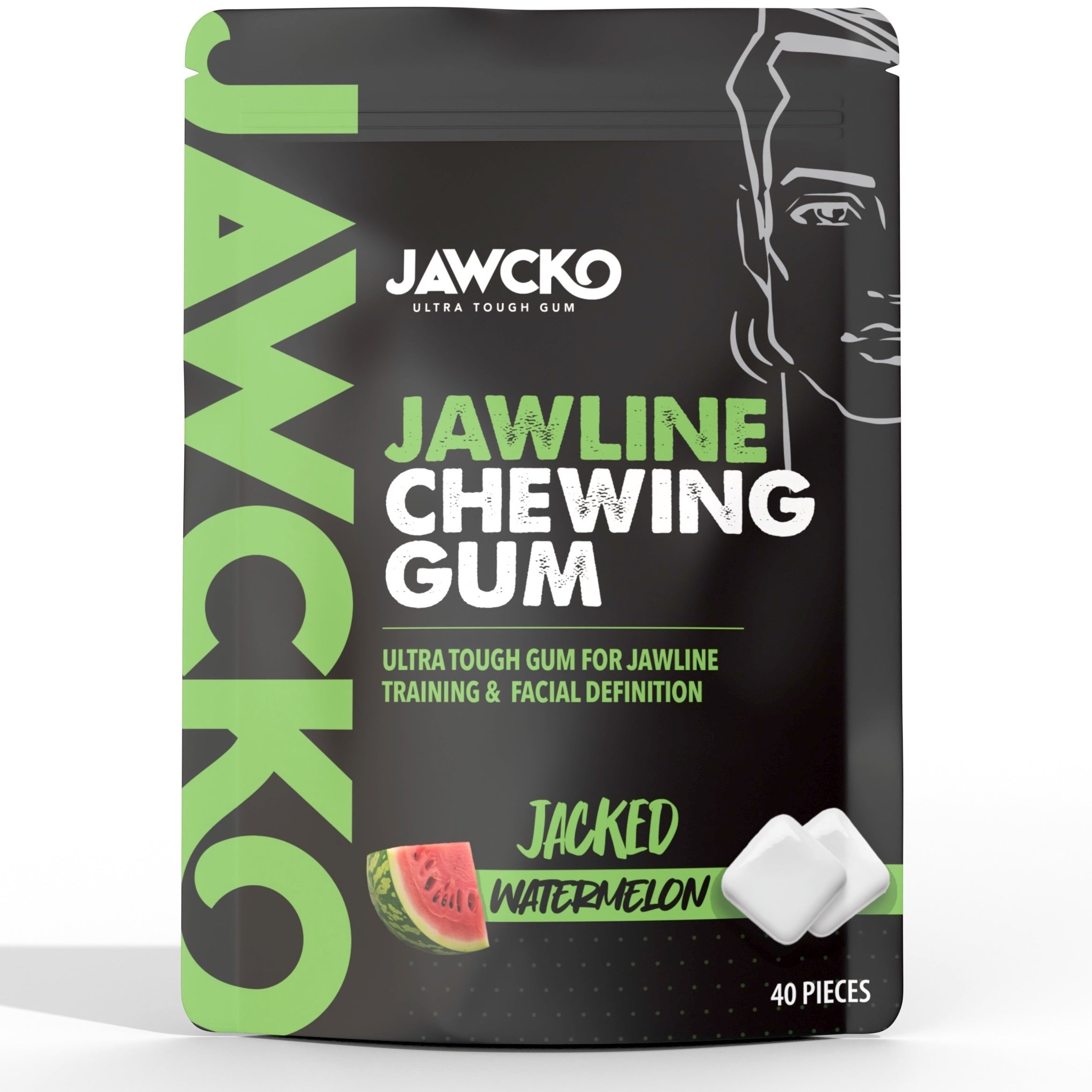 Jacked Watermelon Jawline Gum