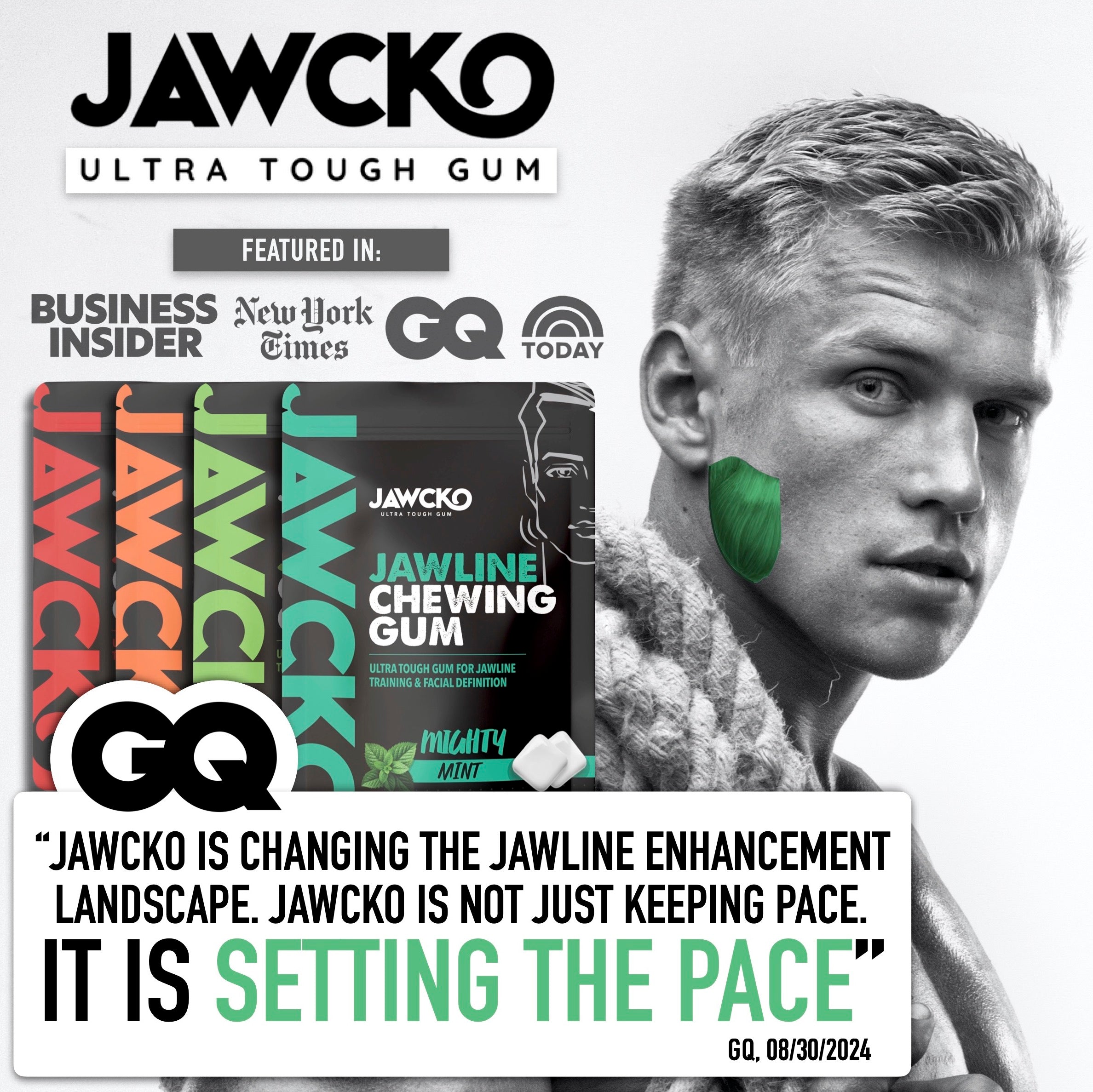 Jacked Watermelon Jawline Gum