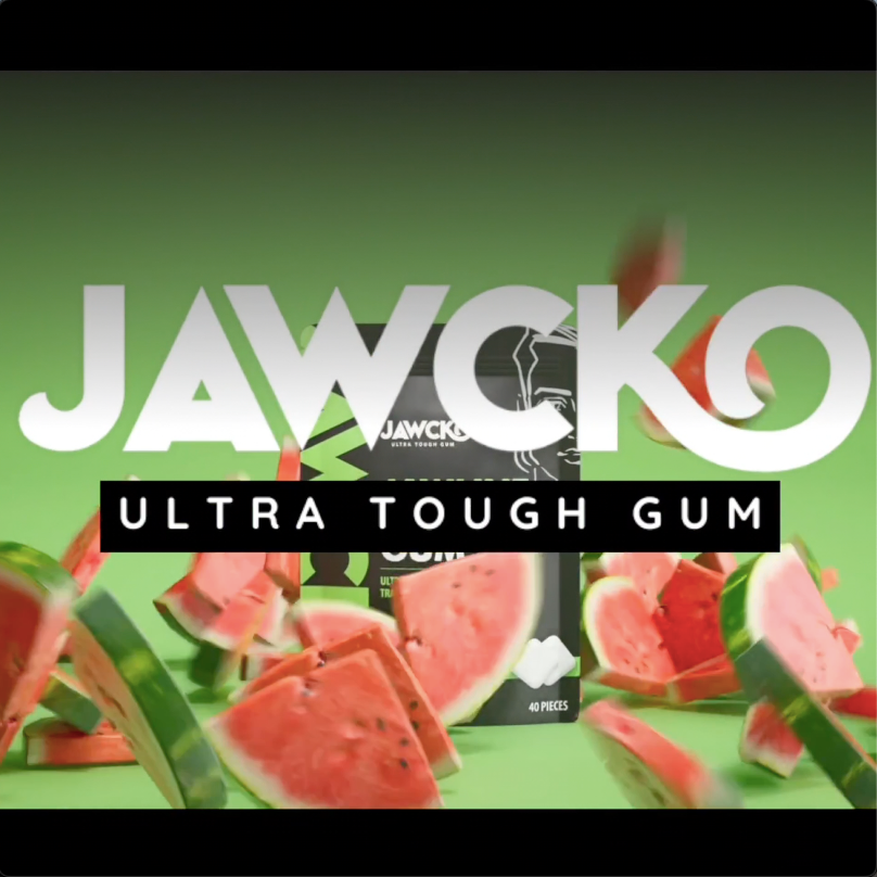 Jacked Watermelon Jawline Gum